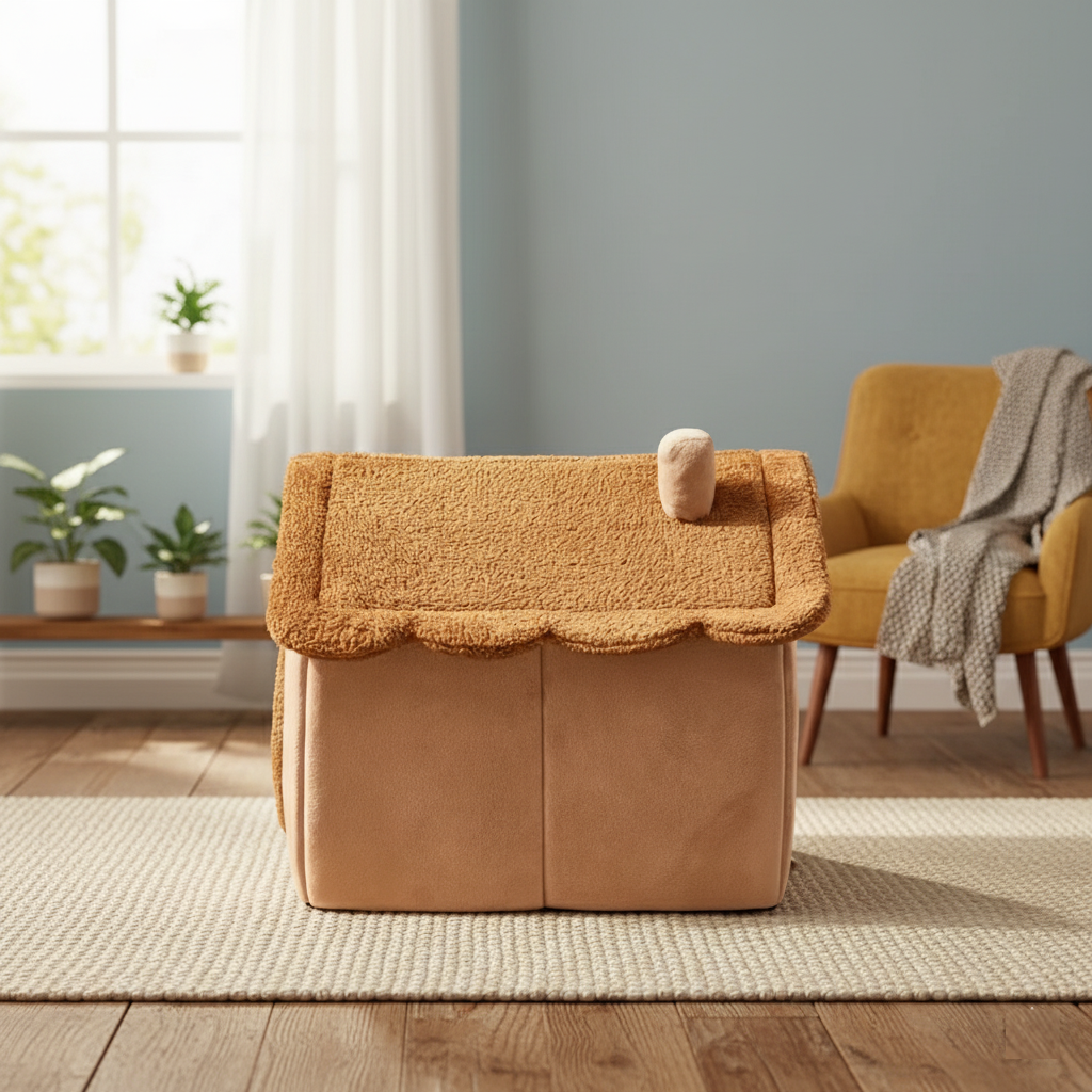 Maisonnette pliable – Structure textile avec coussin amovible