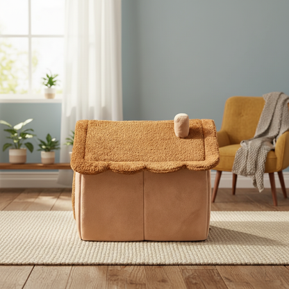 Maisonnette pliable – Structure textile avec coussin amovible