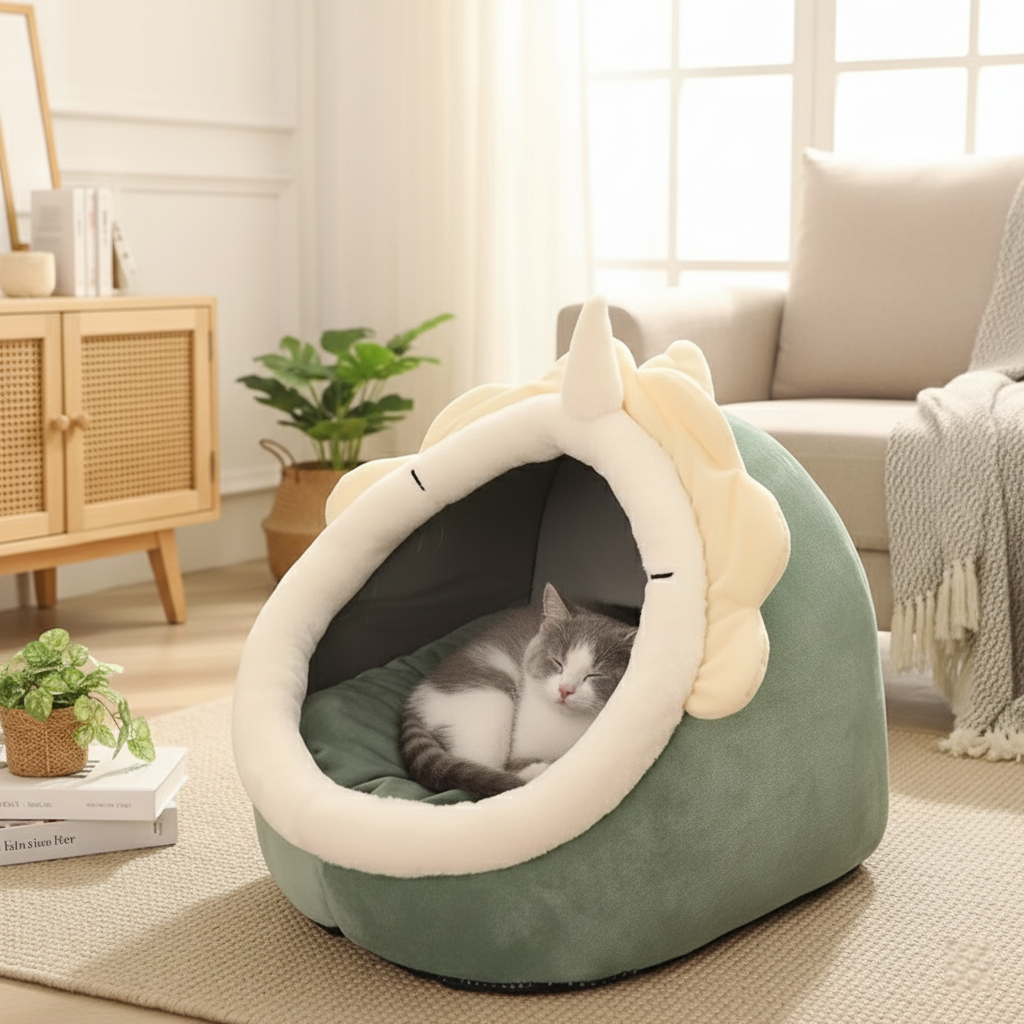 Panier pliable pour chat – Structure textile