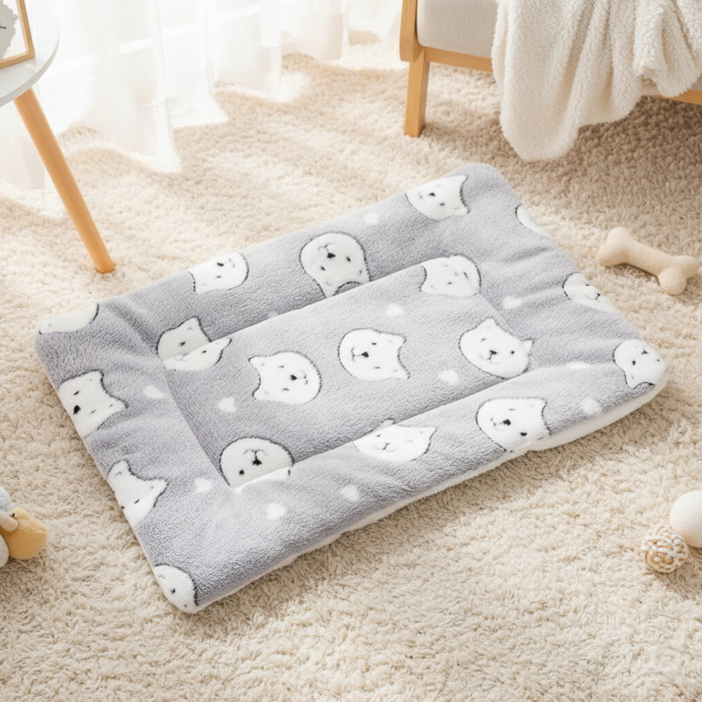 Tapis en flanelle – Surface textile rembourrée