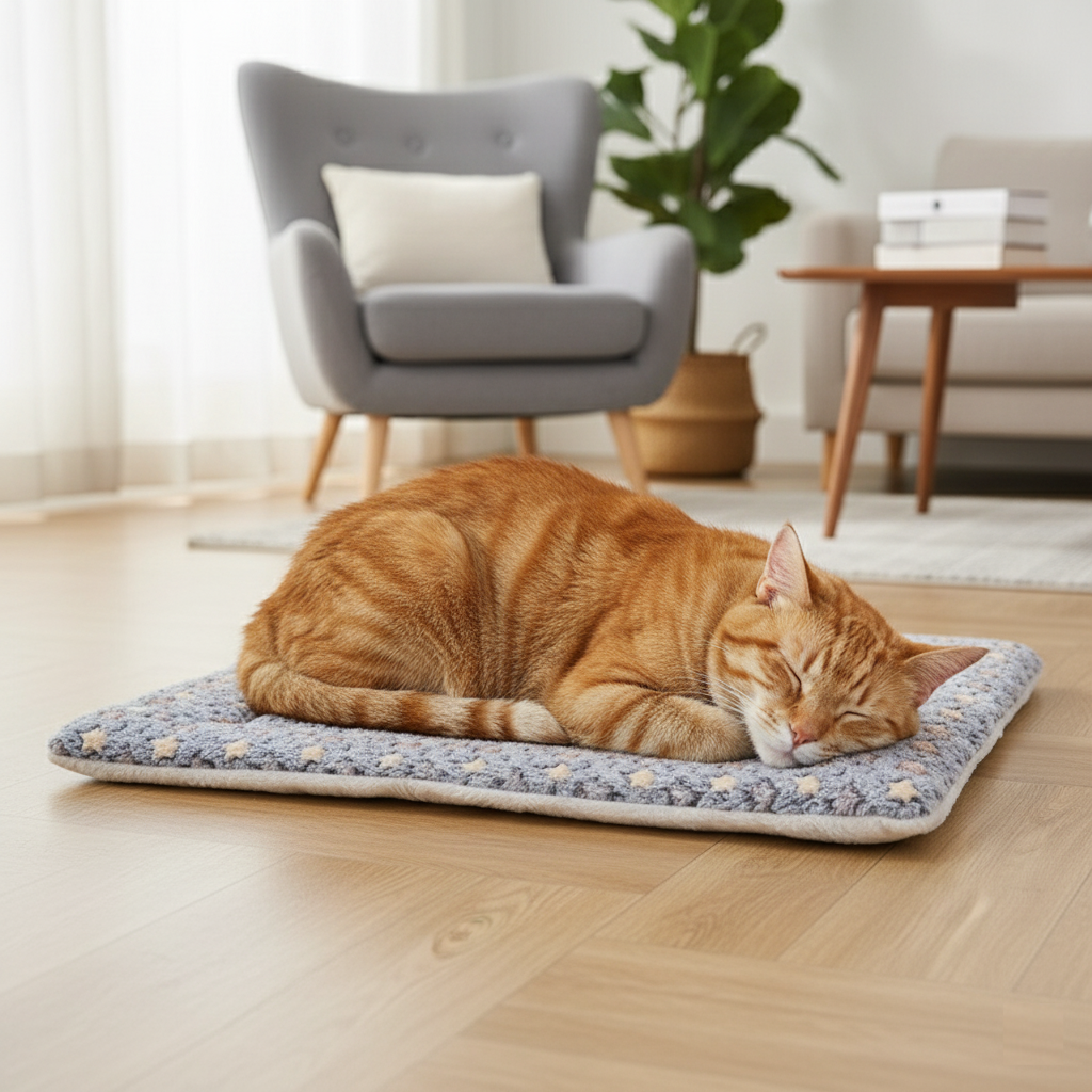 Tapis en flanelle – Surface textile rembourrée