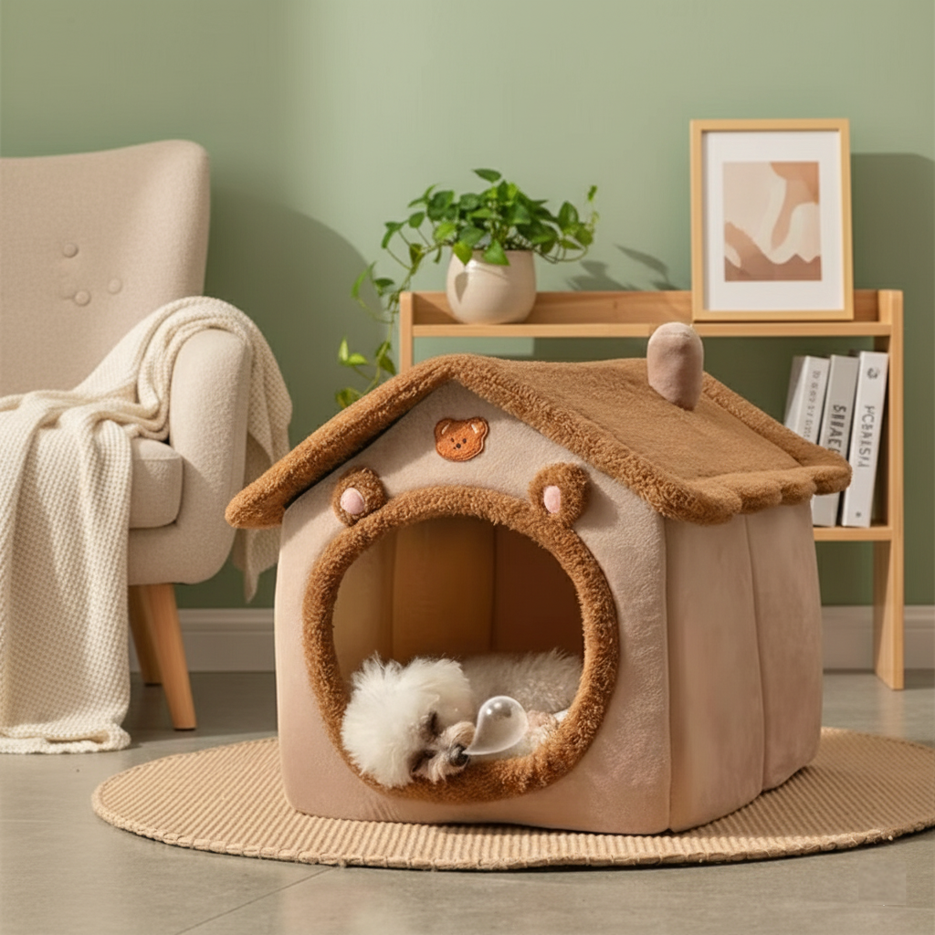 Maisonnette pliable – Structure textile avec coussin amovible