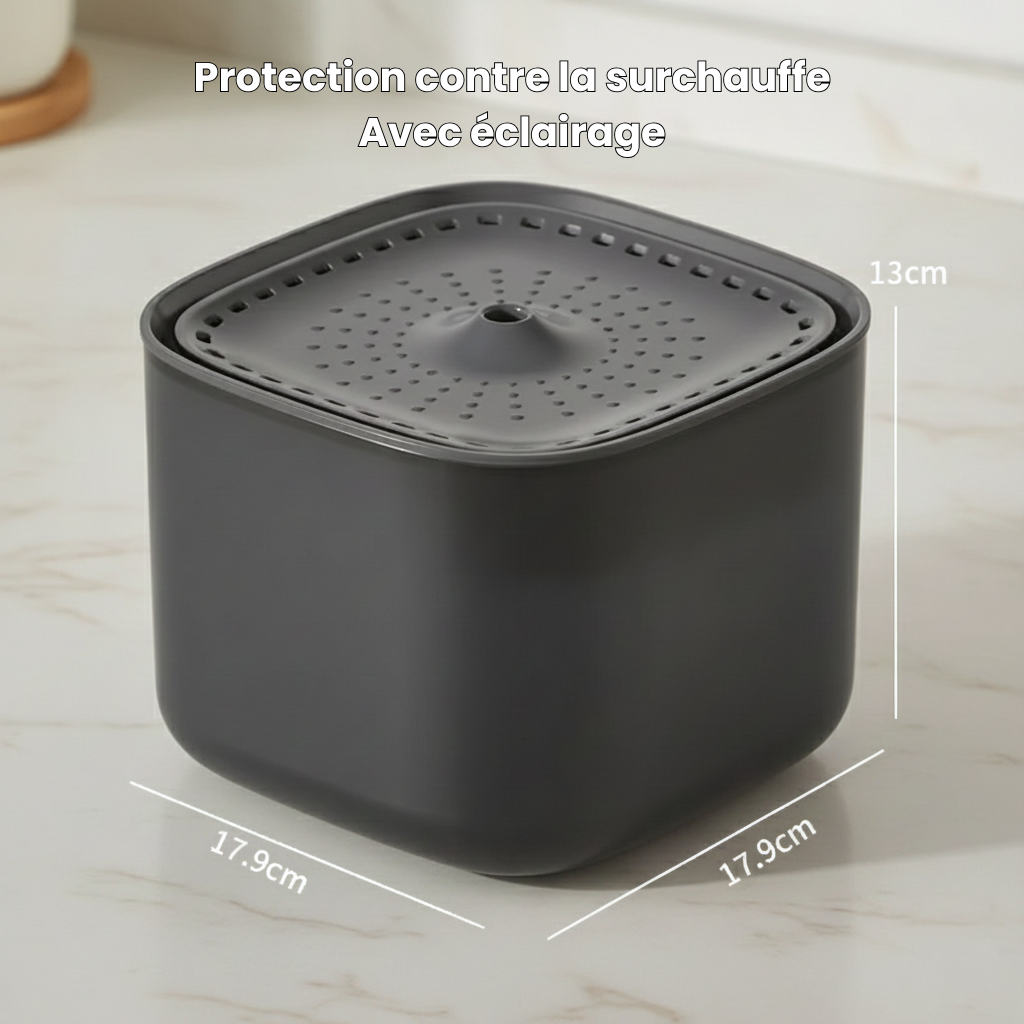 Fontaine à eau automatique pour chat – rechargeable USB