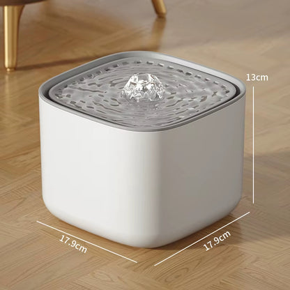 Fontaine à eau automatique pour chat – rechargeable USB